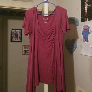 Torrid asymmetrical blouse